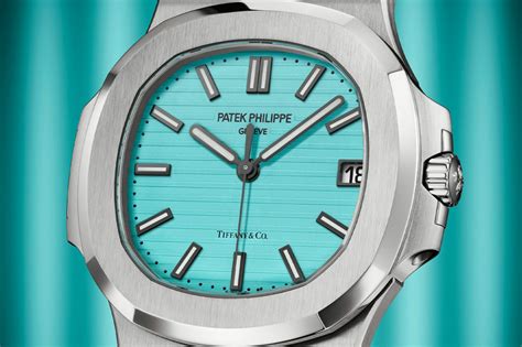 patek philippe nautilus watch with a tiffany-blue face|patek philippe watches tiffany blue.